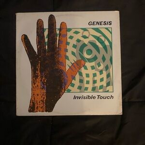 Vintage 1986 Genesis Invisible Touch Vinyl LP Album Atlantic Records